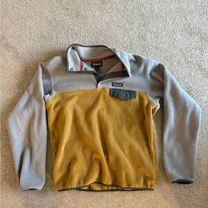 Patagonia Women’s Zip-Up Fleece - Gray and Gold